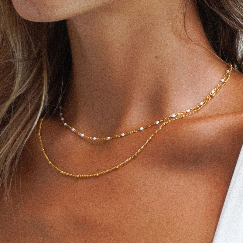 Dobbel Perle Choker