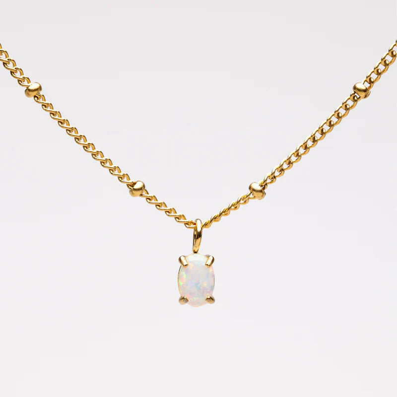Gull Opal Halskjede