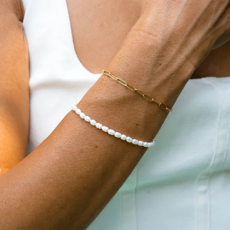 Ferskvannsperle Armbånd